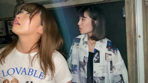 【驚愕えろ】廃墟マニア配信者４人組♂２x♀２　廃虚探検中、興奮してSEXしてた激やば映像入手！圧倒的ヒロイン美女ましゅまろ色白でかパイが最高です！