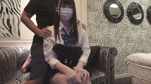 もっちり色白美乳な18歳★人生初のラブホ編★中出し×２