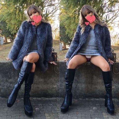 【 Last撮影Part1】黒ギャル淫乱Monaちゃん！公園でプチ露出デート！最高の景色の部屋の風呂場でSEX！何故そこ