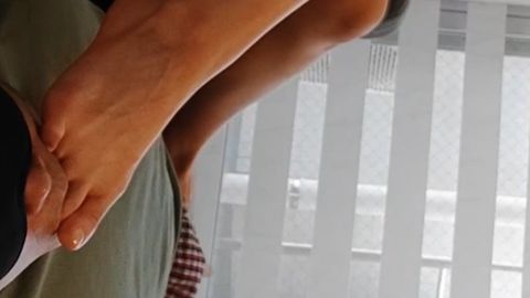 自撮り応援企画さなちゃん⑩プライベートでM男責めなまあし踏み舐め編