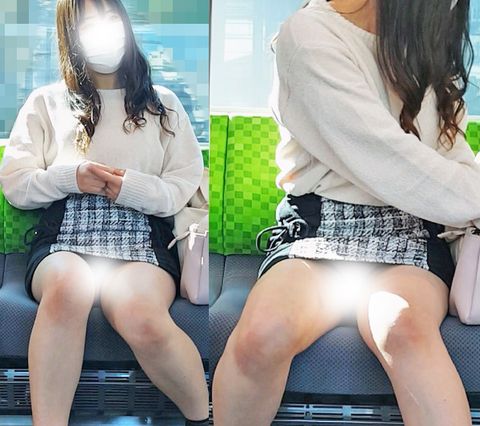 これはわざとなのでは・・・？　アイドル系JDさんのパンティ