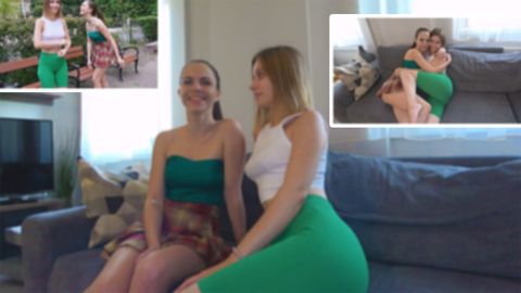 ロシアの美しい***2人、友達同士、それぞれ挿入してマンコの具合を比べつつ、中出し。猫とメイドにしました。