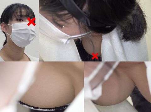 【救命講習/胸チラNo.43】某ローカル有名企業の美人OLさん/隠れ巨乳女大生/スーパーのレジ打ち主婦店員　一般参加3名