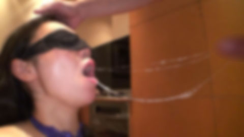【鬼イラマチオ】唾液だらだら喉奥までオチ●チン丸呑みフェラ【個人撮影】