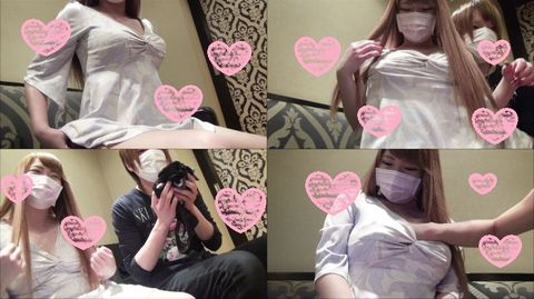 【完全リメイク】乱交配信！爆乳Iカップのアニメ声あすなちゃん美巨乳パイズリダブルフェラチオ最強オフパコ3pセックス！！