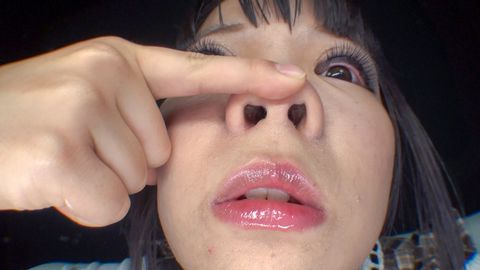 主観痴女淫語鼻観察・くしゃみ鼻水****　久我かのん