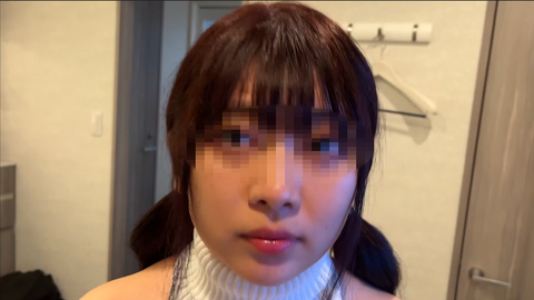 [初撮影・顔出し・二発発射]闇堕ちツインテールたぬき顔元グラドルがスケベニットで枕営業仕込みの喉奥ヨダレじゅぽフェラ