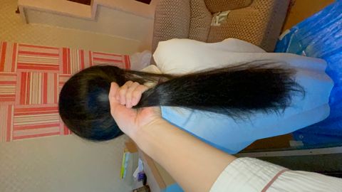 スーパーロングヘア動画1【YOKO】