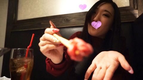 【個人撮影】NNソープ嬢お持ち帰り☆お泊りSEXからの焼肉デート♥生理マ〇コに中出し**ちゃいます！♥まおちゃん(21)