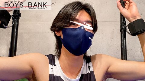 ギンギン上向きバスケ部が我慢出来ずに口内射精!!2発目射精もブッ飛びます〜♪