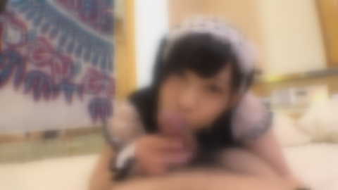 巨乳メイドのおねだりに耐えられずSEX！2発中出しでコンカフェ嬢の生膣を堪能！【藍果(23)】【レビュー特典】