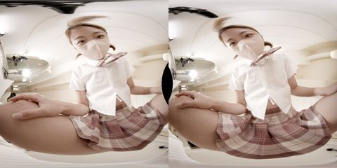 【180VR3D】開店10分600円　顔面騎乗屋さん29　はな24歳　Hなお*さんのパンツ堪能顔面騎乗