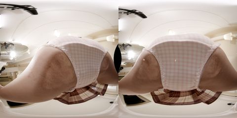 【180VR3D】開店10分600円　顔面騎乗屋さん29　はな24歳　Hなお*さんのパンツ堪能顔面騎乗
