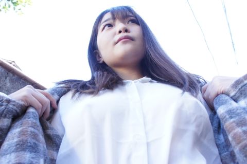 ゆめちゃんのノーブラ散歩　恥ずかしくて泣きだしそうでした・・・