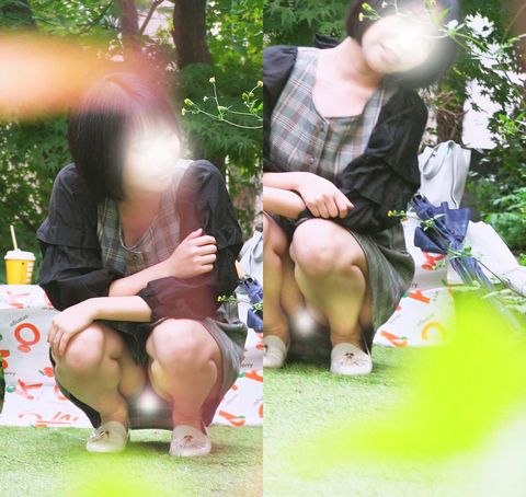 「だからＤＴなんだよ♡」外でも大胆！　清純おねえさまの幸せはスカートの中に・・・
