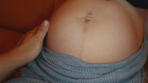 ⭐️顔出し⭐️めちゃ美人妊婦⭐️黒髪ロン毛の極上奥さまデカいお腹も気にせず他人棒で欲情生ハメ❤️締まり抜群のエロまんに思いっきり中出し