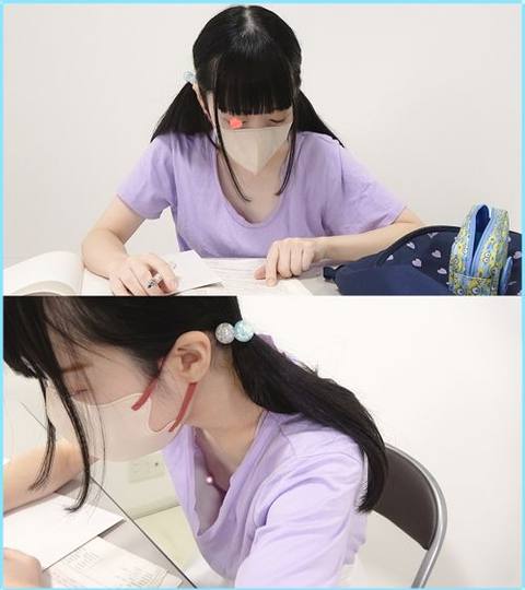 When I looked into my chest, my nipples were completely visible. [Individual tutoring school/chest chiller/panchira]