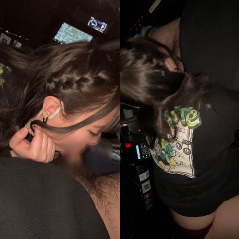 衝撃！彼氏と会う前日にはじめての中出し!ディズニー帰りの18歳黒髪ちゃんを車内にて初めての中出し体験