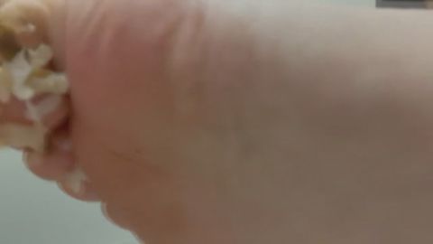 お友達２人でおにぎり生足クラッシュ
