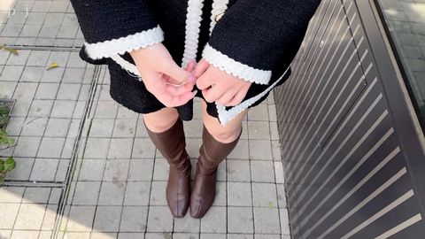１週間限定！！【先行公開】笑顔満点！屈託のないスマイルでびくんイキする超敏感美女。電マをグイグイ押し当てられ激しくイキまくり