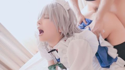 この孕みたがってる女特有のイキっぷり……プライスレス。個人的好みでニーハイ仕様。こんなコスプレを受け入れてしまった時点で無責任中出しされても文句言えません。