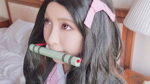 前代未聞！空前絶後の巨乳天使！！Hカップ巨乳に****られても〇宮に****られても口元の竹は絶対に外しません！連続痙攣絶頂で正に鬼イキ！アヘ顔放心状態へと追い込