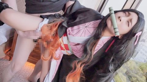 前代未聞！空前絶後の巨乳天使！！Hカップ巨乳に****られても〇宮に****られても口元の竹は絶対に外しません！連続痙攣絶頂で正に鬼イキ！アヘ顔放心状態へと追い込