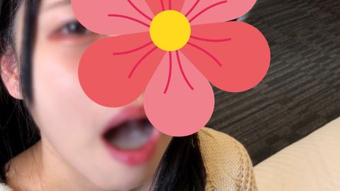 清楚系メイドカフェ店員さんの優しく丁寧な舐め技で２連続フェラ抜き大量口内発射☆２３才海咲ちゃん