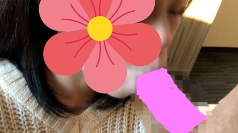 清楚系メイドカフェ店員さんの優しく丁寧な舐め技で２連続フェラ抜き大量口内発射☆２３才海咲ちゃん