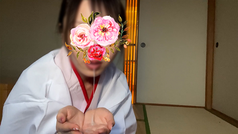 Holy witch? ! It's refreshing to put it out firmly without exorcism blowjob! ☆Early in the new year, 4 people in a row with a lot of mouth shots in the back of the throat (waist swinging Irama) ☆Runa-chan New Year Special Ver.