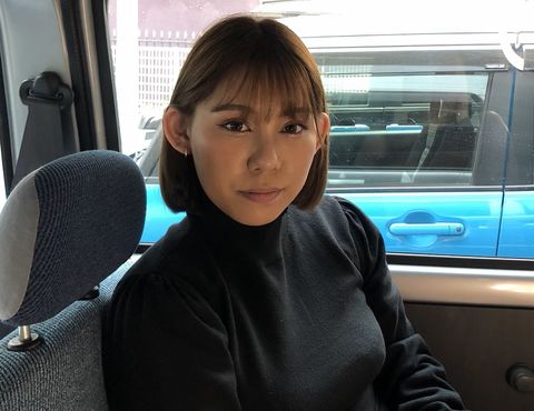 目*強い美人ギャルの凄テク車内フェラで大量口内発射