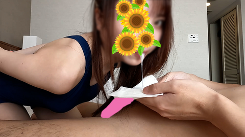専用ルームでフェラのスペシャリストがスクール水着姿で４名連続即尺（手縛りイラマ）大量口内発射☆瑠奈ちゃん（８回目）