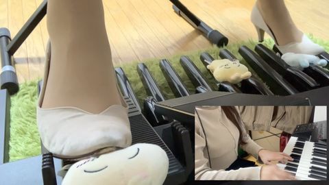 ***の自撮り応援企画エレクトーンペダル＆クラッシュ