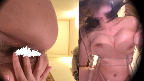 【特典おまけ動画付】美しい58㎝神クビレ Hカップ爆乳ヤン**グラドルちゃんの生着替え