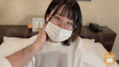 Fカップに成長した地味系眼鏡巨乳美女をAVデビューさせちゃいました