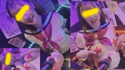 地下アイドル密着撮影会　エロエロアイドルの柔らかい乳房を揉みしだく！