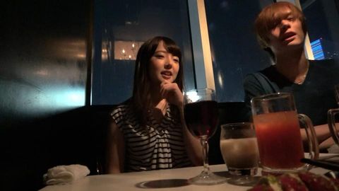 ハタチの初呑みに密着！Tバック丸出しで無防備な20歳！稀に見る真っピンクな敏感乳首がビンビンに感じて最後は「気持ちよくてヤバ過ぎw」と、ご満足！